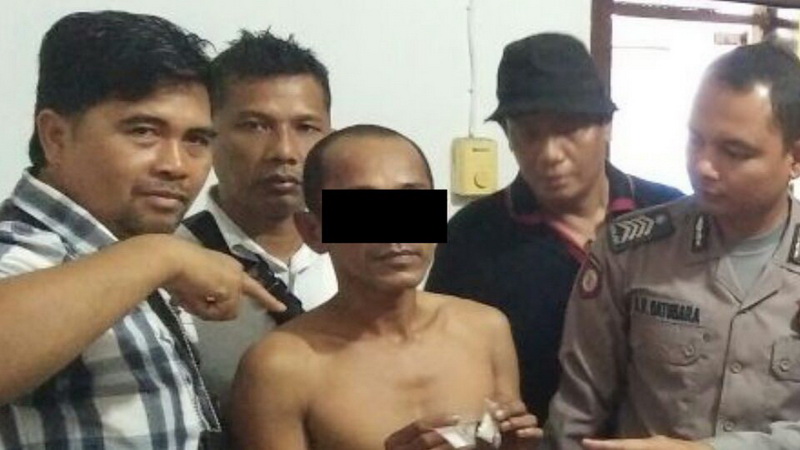 Pelaku Ini Dicokok Polsek Kampar Kiri di gunung Sahilan